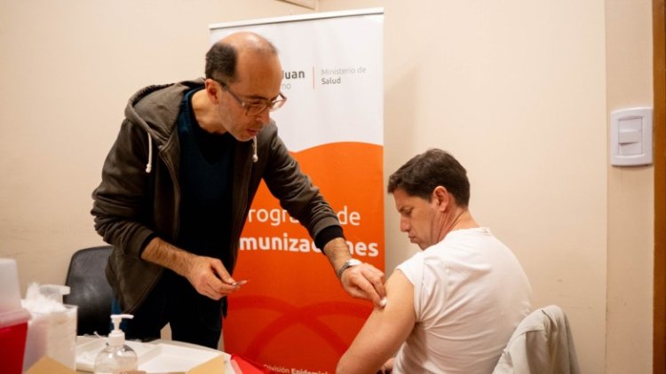 En Obras Sanitarias realizaron un operativo de vacunación