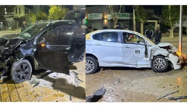 Terminan chocando tras huir de un robo