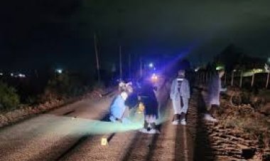 En Albardón un ciclista murió tras ser embestido por una moto policial