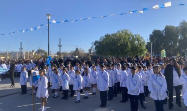 En Rivadavia más de 800 alumnos Prometieron la Bandera