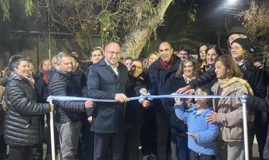 Miodowky inauguró una nueva obra barrial y anunció nuevos proyectos