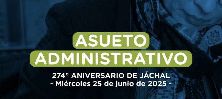La Municipalidad de Jáchal declara asueto por el 274° aniversario del departamento