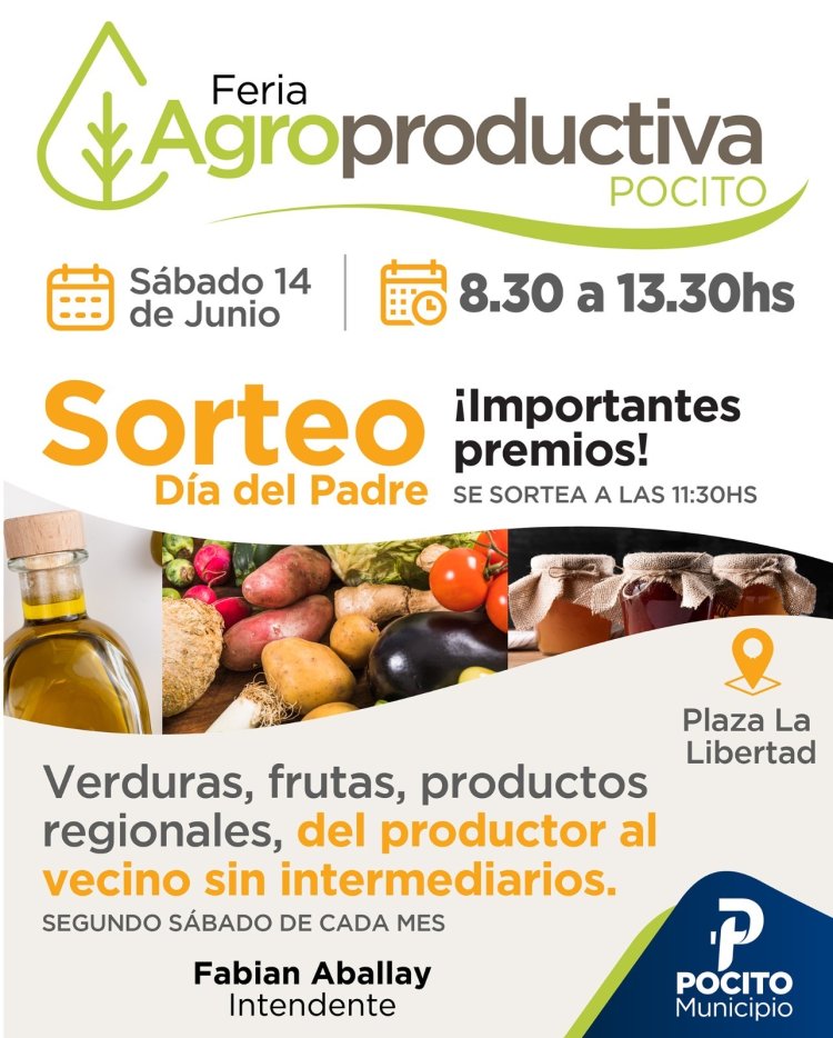 Llega una nueva Feria Agroproductiva en Pocito dedicada a los padres