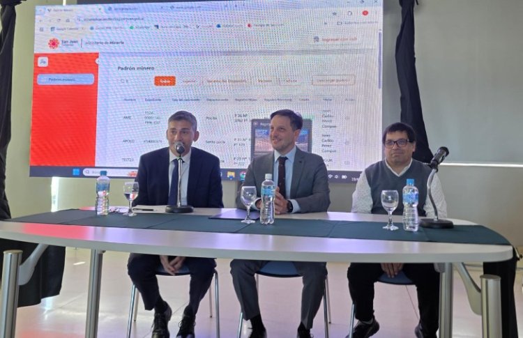 Minería presentó el nuevo sistema digital del Padrón y Canon Minero