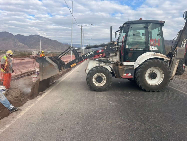 Rivadavia avanza con el embellecimiento del Boulevard de Ignacio de la Roza
