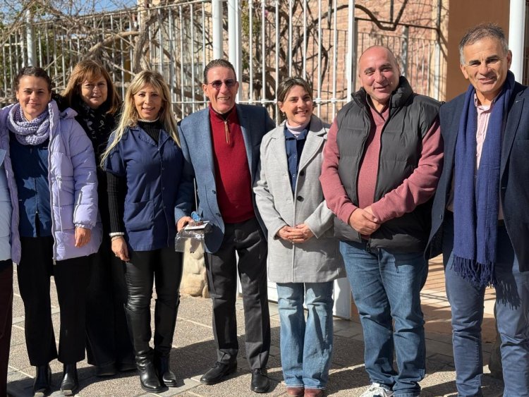 El diputado nacional José Peluc visitó el Hogar Huarpes en Rivadavia