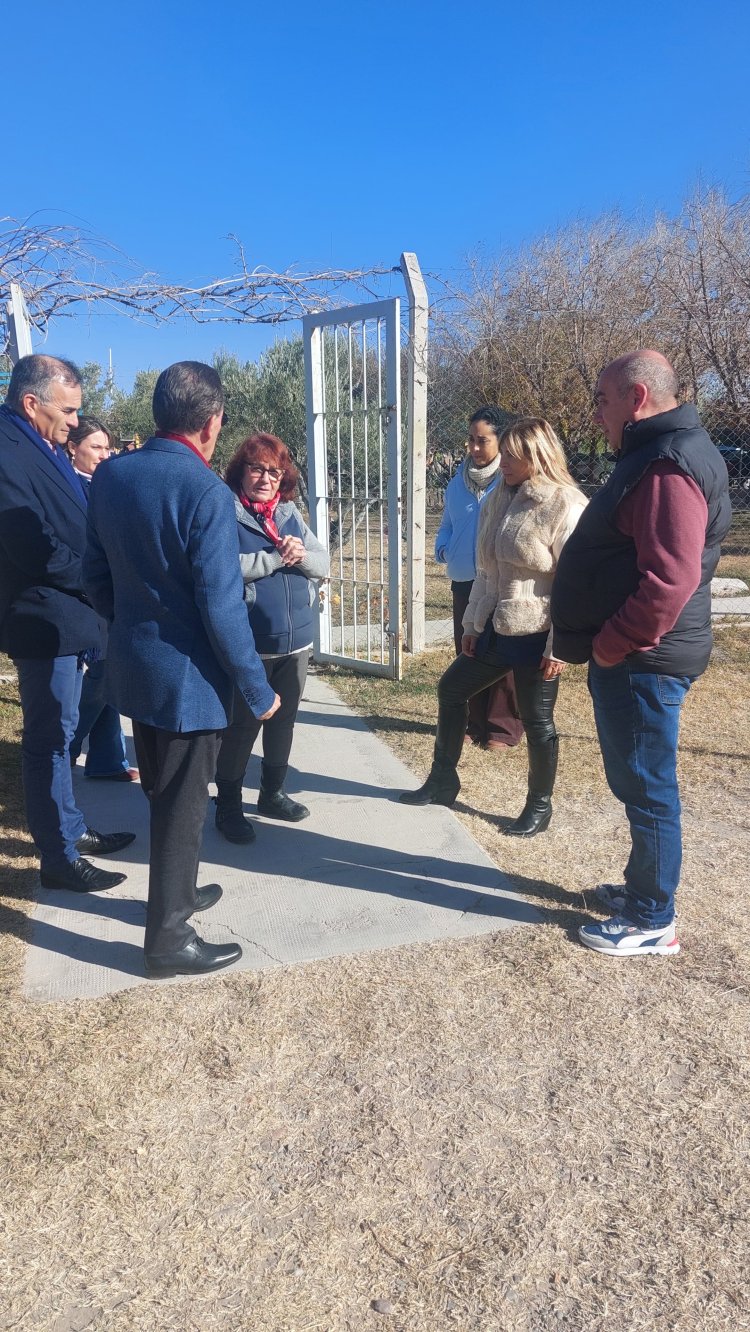 El diputado nacional José Peluc visitó el Hogar Huarpes en Rivadavia