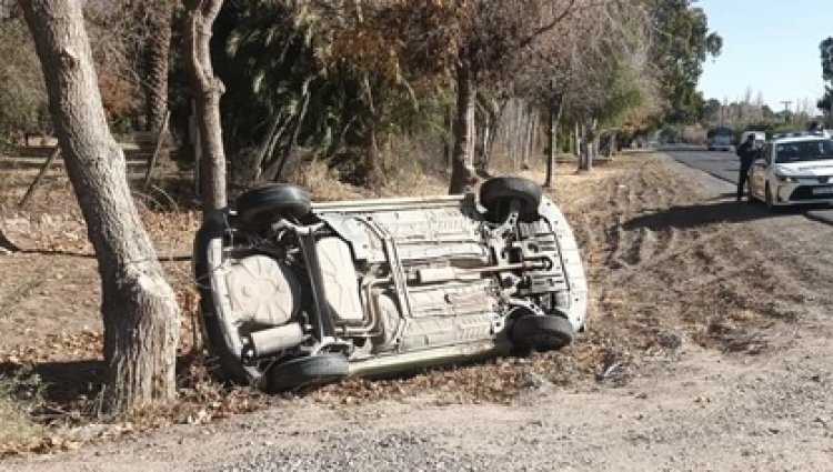 Brutal vuelco en Las Chacritas