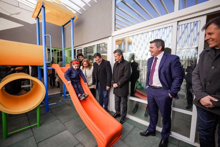El gobernador Orrego inauguró un nuevo Centro de Desarrollo Infantil, esta vez en Angaco