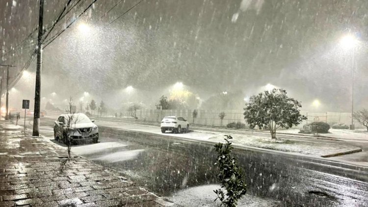 En imágenes: las mejores postales de un domingo bajo la nieve en el país