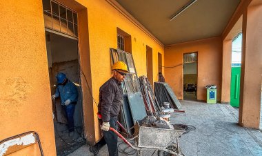 En el receso invernal se intensificó el mantenimiento de las escuelas