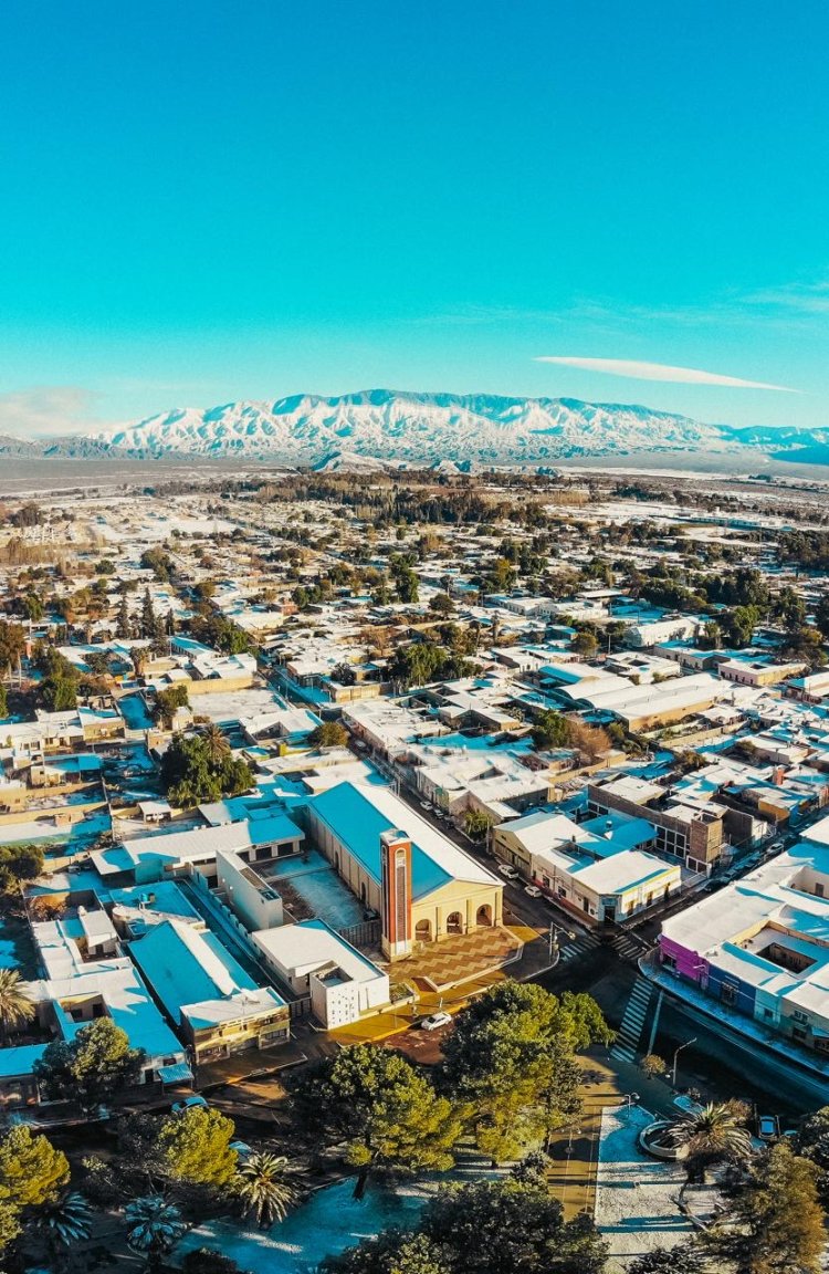 Postales que regala el invierno en Jachal