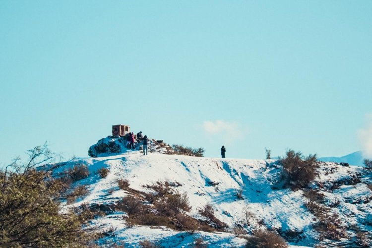 Postales que regala el invierno en Jachal