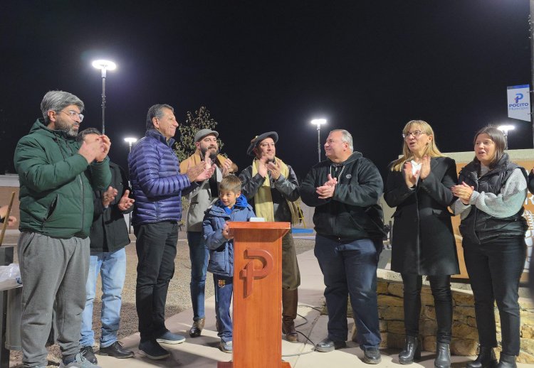 Inauguran un playón deportivo en el Barrio Margarita Ferrá de Pocito