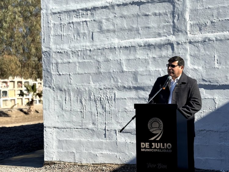 9 de Julio inauguró la primera etapa de nuevos nichos en el Cementerio Las Chacritas