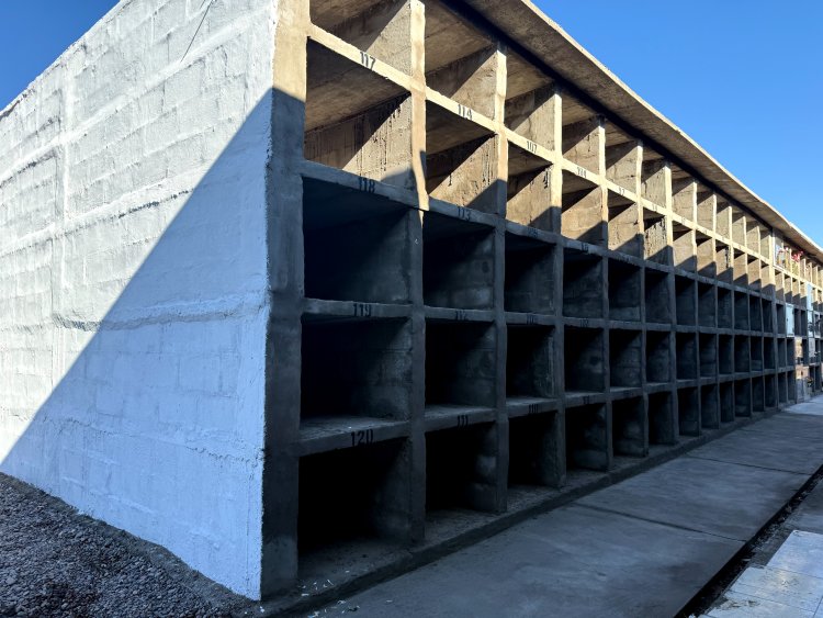 9 de Julio inauguró la primera etapa de nuevos nichos en el Cementerio Las Chacritas