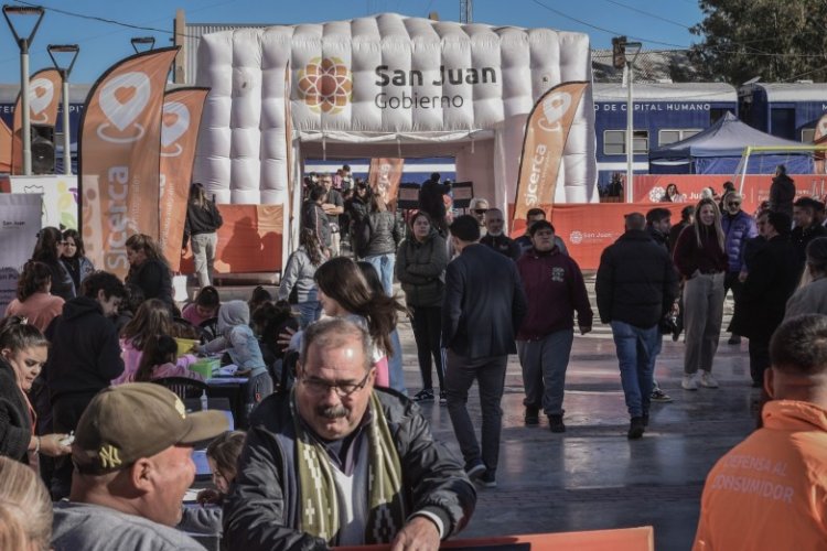 Más de 12 mil personas aprovecharon el San Juan Cerca y el Tren de Capital Humano