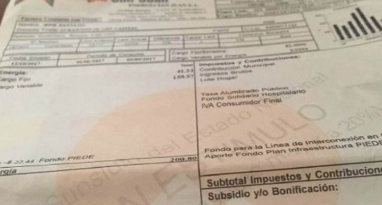 EPRE  congela el componente provincial de la tarifa de luz