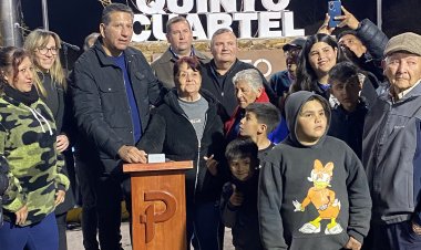 En el mes aniversario, Pocito inaugura importante iluminación