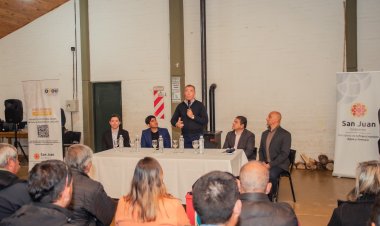 Fabián Martín acompañó la presentación del anteproyecto del plan de ordenamiento territorial en Calingasta