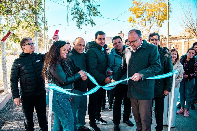 Marquesado suma un nuevo espacio recuperado: el intendente Sergio Miodowsky inauguró el Paseo Enrique Farinela