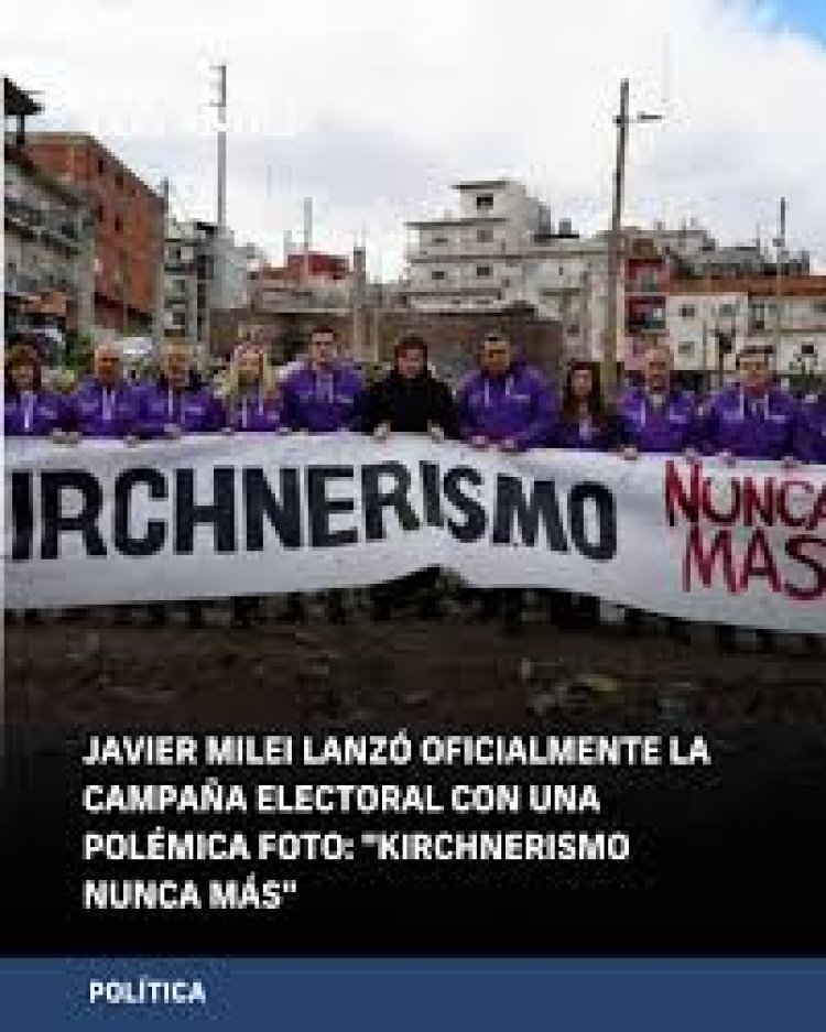 El presidente Javier Milei lanzó la campaña en la provincia de Buenos Aires