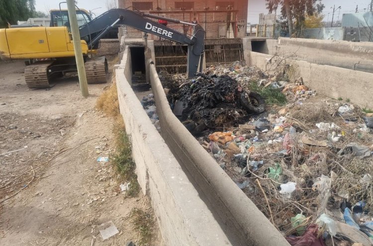 Hidráulica sanea puntos críticos de los canales matrices