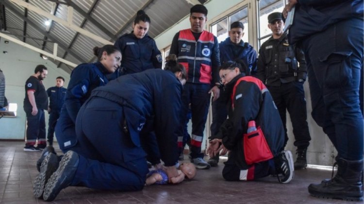 Policías recibieron capacitación en primeros auxilios