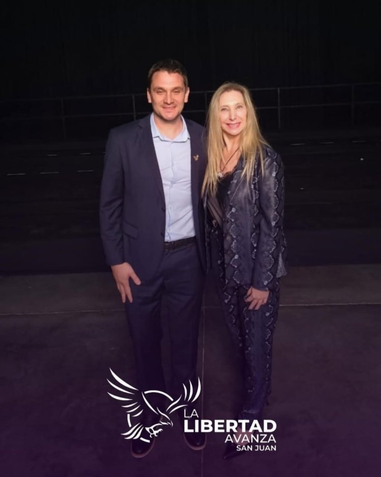Abel Chiconi y Cristina Tejada, candidatos de LLA San Juan se preparan para iniciar la campaña en la provincia