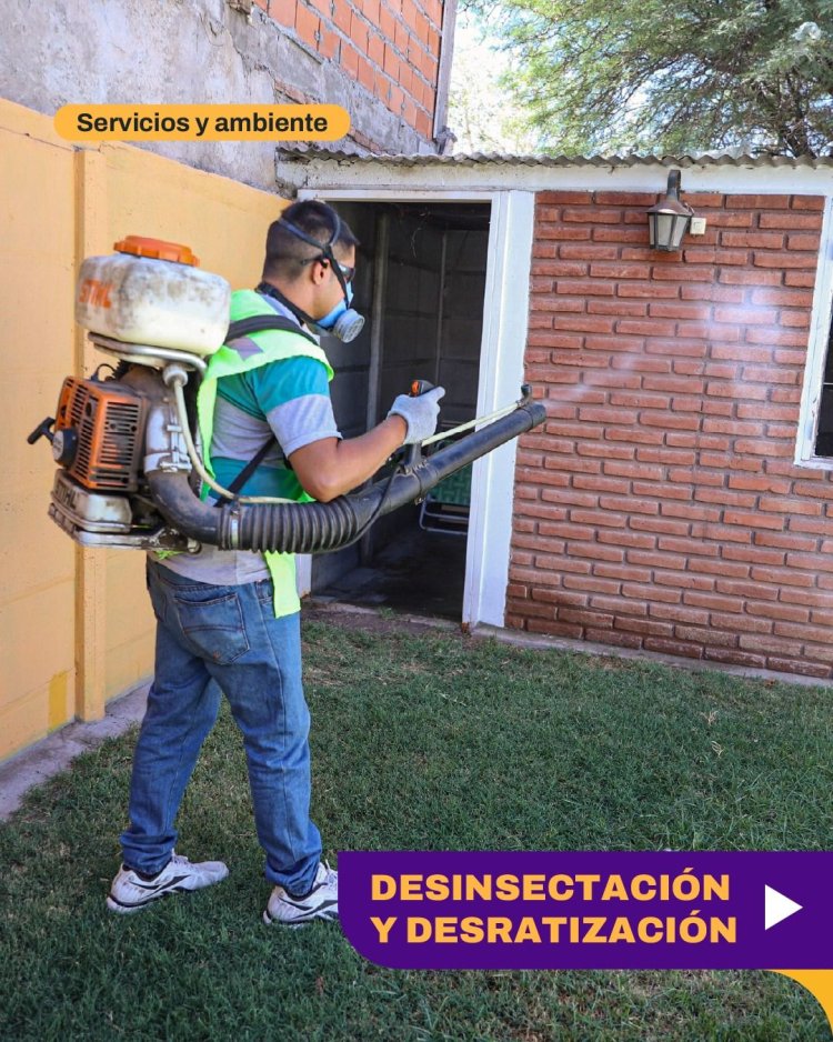 Continúa la campaña de desinfección y control ambiental en Ciudad de San Juan