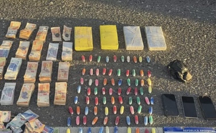 Gendarmería logró detectar cocaína y dinero durante un procedimiento en Caucete