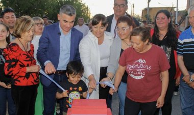 La calle Oro y Villa Sarmiento lucen su nueva iluminación LED