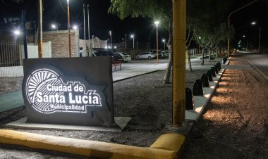 Santa Lucía suma un nuevo espacio para disfrutar: el Paseo Balcarce ya es una realidad