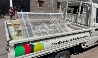 Rivadavia brindó asistencia integral a una familia de La Bebida afectada por un incendio