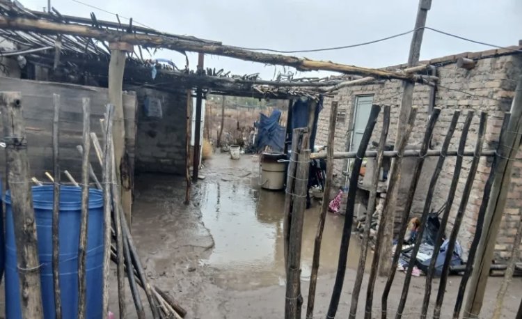 Chimbas asisitó a más de 500 familias afectadas por el temporal