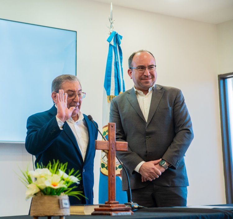 El intendente Sergio Miodowsky puso en funciones al nuevo secretario de Obras municipal