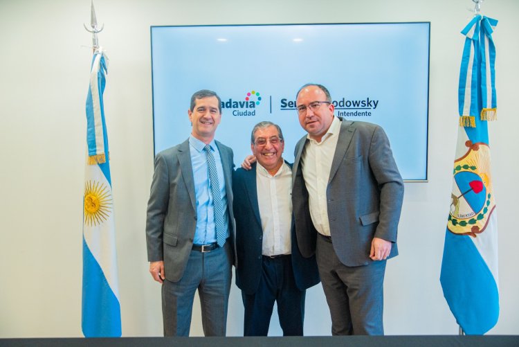 El intendente Sergio Miodowsky puso en funciones al nuevo secretario de Obras municipal