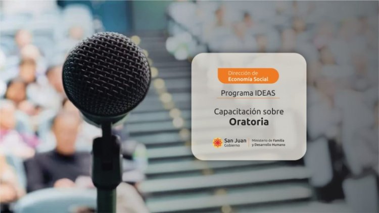 Capacitan en oratoria para aprender a comunicar los emprendimientos