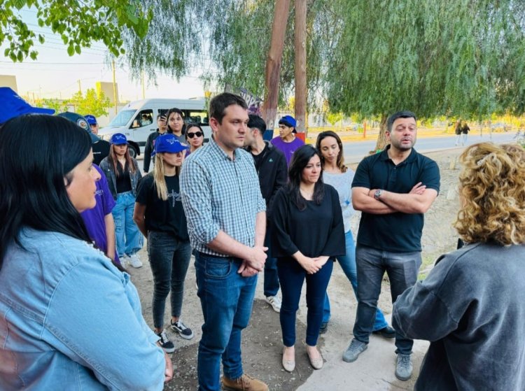 Las ideas de la libertad llegaron a Ullum junto a los candidatos de La Libertad Avanza