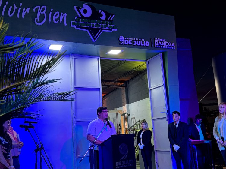 9 de Julio inauguró un gimnasio municipal con equipamento de primer nivel