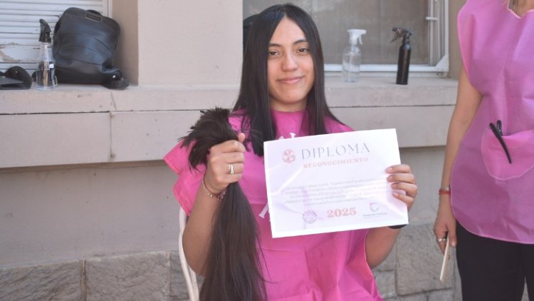 Más de 70 personas donaron cabello para confeccionar pelucas oncológicas