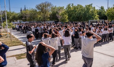 Se realizó el primer simulacro provincial y simultáneo de evacuación escolar