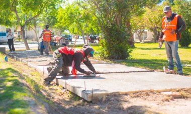 Miodowsky renueva el corazón del barrio Camus: veredas, juegos, luminarias y una plaza que vuelve a brillar