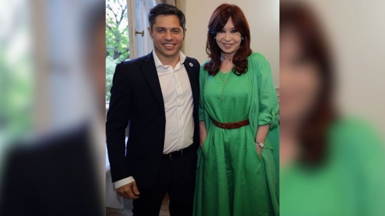 Axel Kicillof y Cristina Kirchner se reunieron en San José 1111