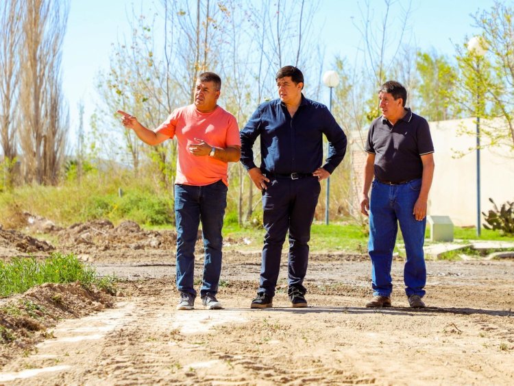 La Municipalidad de Jáchal continúa con obras de mejoramiento en el Barrio Jardín Policial