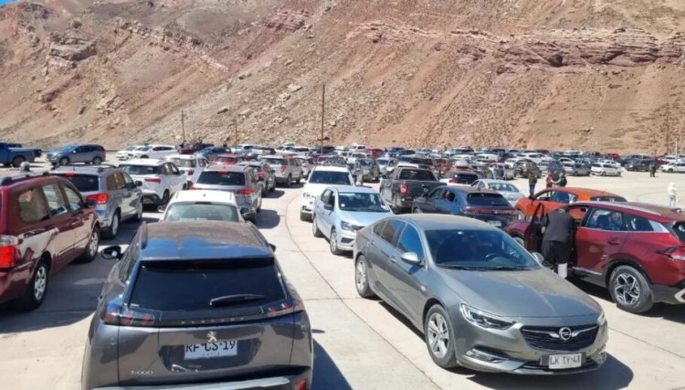 Viaje a Chile: largas filas, tensión y un fin de semana que arrancó con demoras