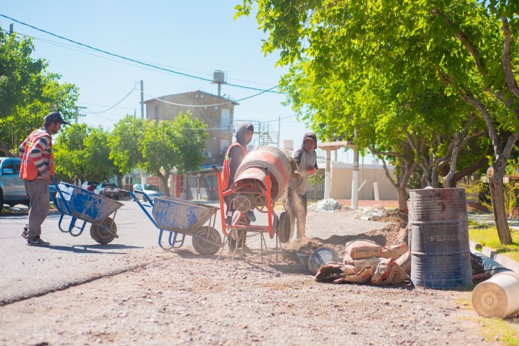 Miodowsky renueva el corazón del barrio Camus: veredas, juegos, luminarias y una plaza que vuelve a brillar