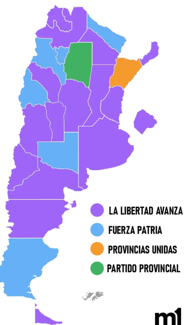 Legislativas 2025: cómo quedó el mapa del país
