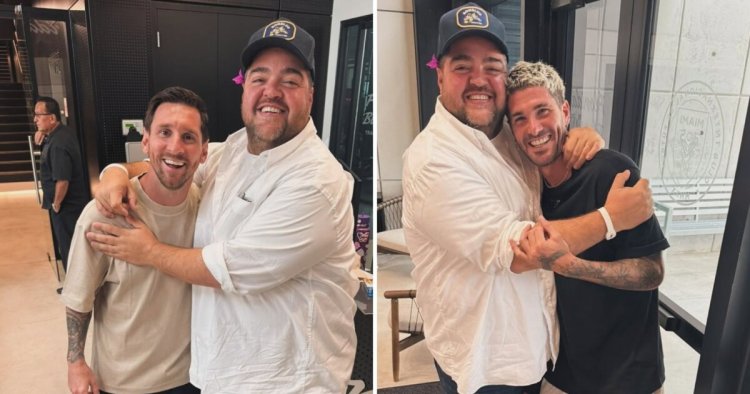 Darío Barassi estalló de emoción al encontrarse Messi y De Paul