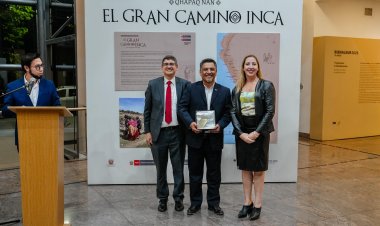 San Juan recibió al cónsul del Perú en el marco de la muestra “Caminos del Inca - Qhapaq Ñam”